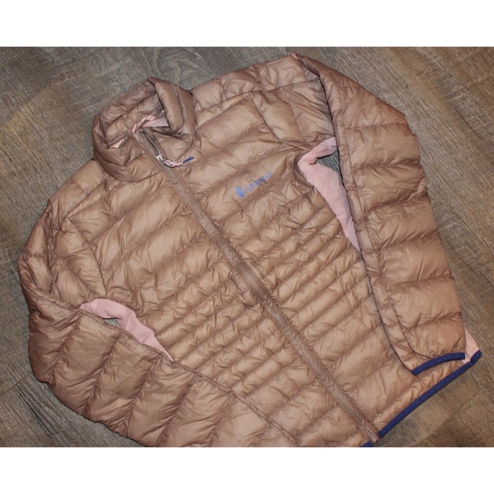 NEW COTOPAXI WOMEN'S FUEGO DOWN ZIP UP JACKET BEIGE PINK